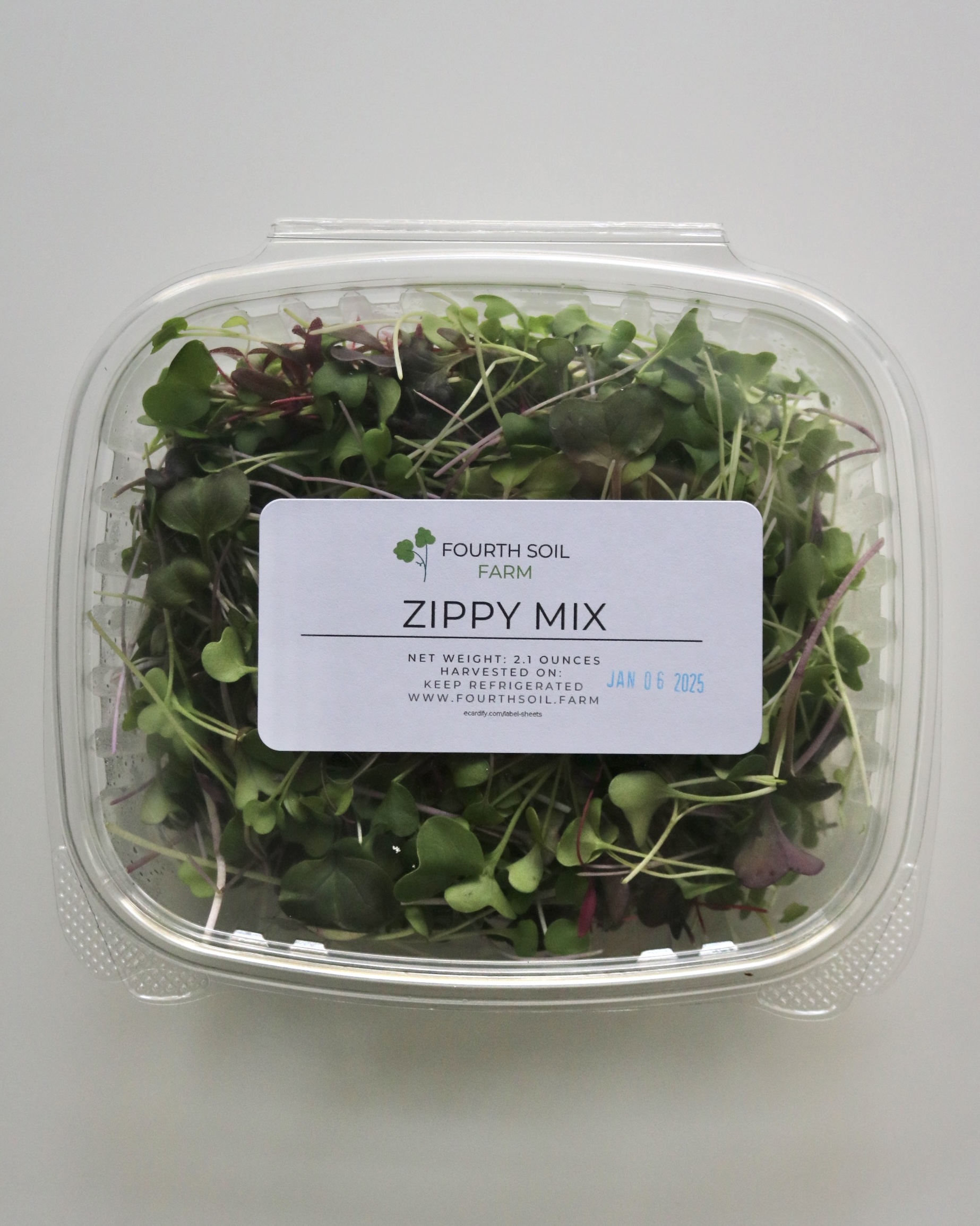 Zippy Mix microgreens